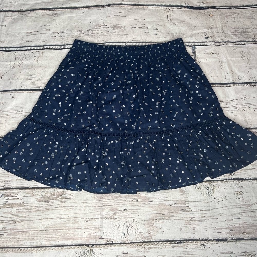 NWT Madewell Floral Print Ruffle Skirt Size S - Picture 2 of 7